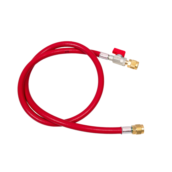 Refco - hadice 150 cm, červená s uzavíracím ventilem, 4688336