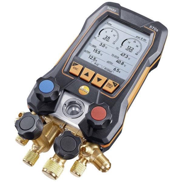 Testo 570 - 2, 4 cestný dig. manometr - sada v kufru, 0563 5702 